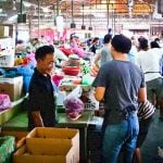 Market Day is a recollection of the sight and sounds of an old wet market of my childhood. Back then the wet market was central to life in the community. | MalaysianChineseKitchen.com