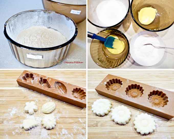 Green Tapioca Kuih Bangkit Cookie Mold - For Banh Phuc Linh, Rakugan, Kue Satu