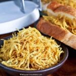 Light, fluffy, and golden Spicy Chicken Floss.